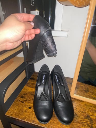Customer photo review of Piccadilly Ref: 427A Flight Attendant Business Court Crew Shoe High Heel