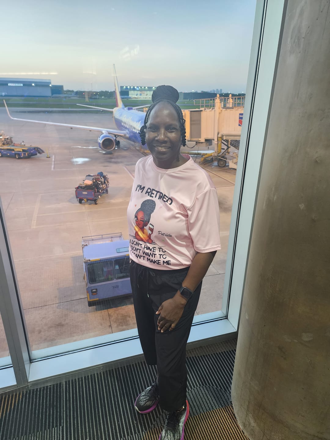 Customer photo review of I'm Retired You Can't Make Me Retirement Gift - Personalized T-Shirt