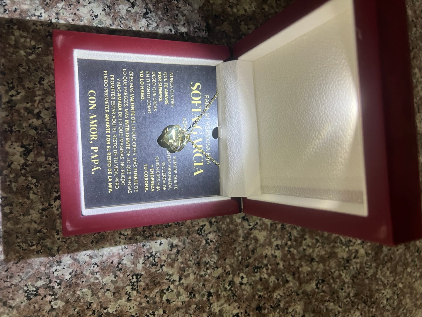 Customer photo review of A Mi Hermosa Esposa - FL129PV3