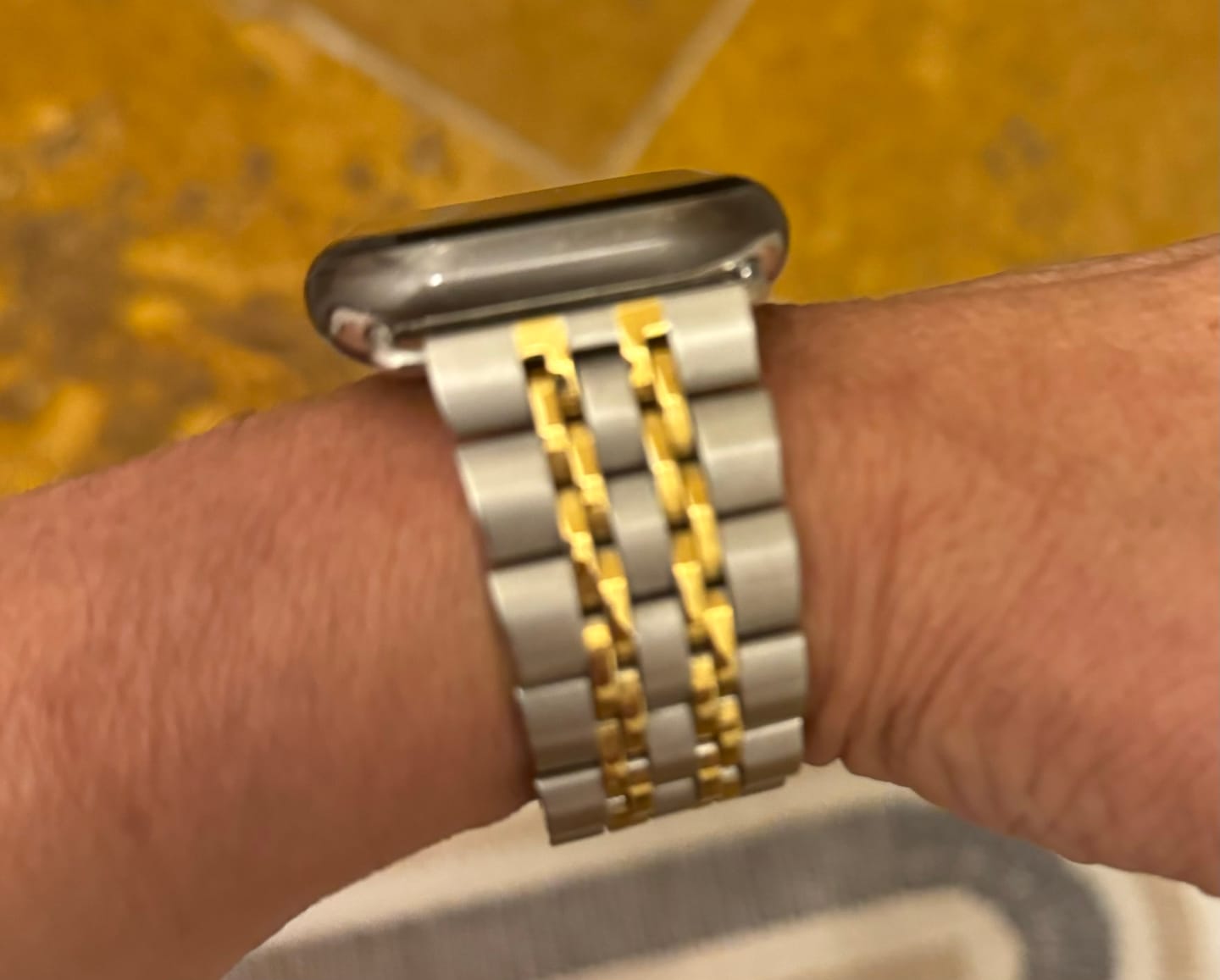 Customer photo review of Themis Stainless Band