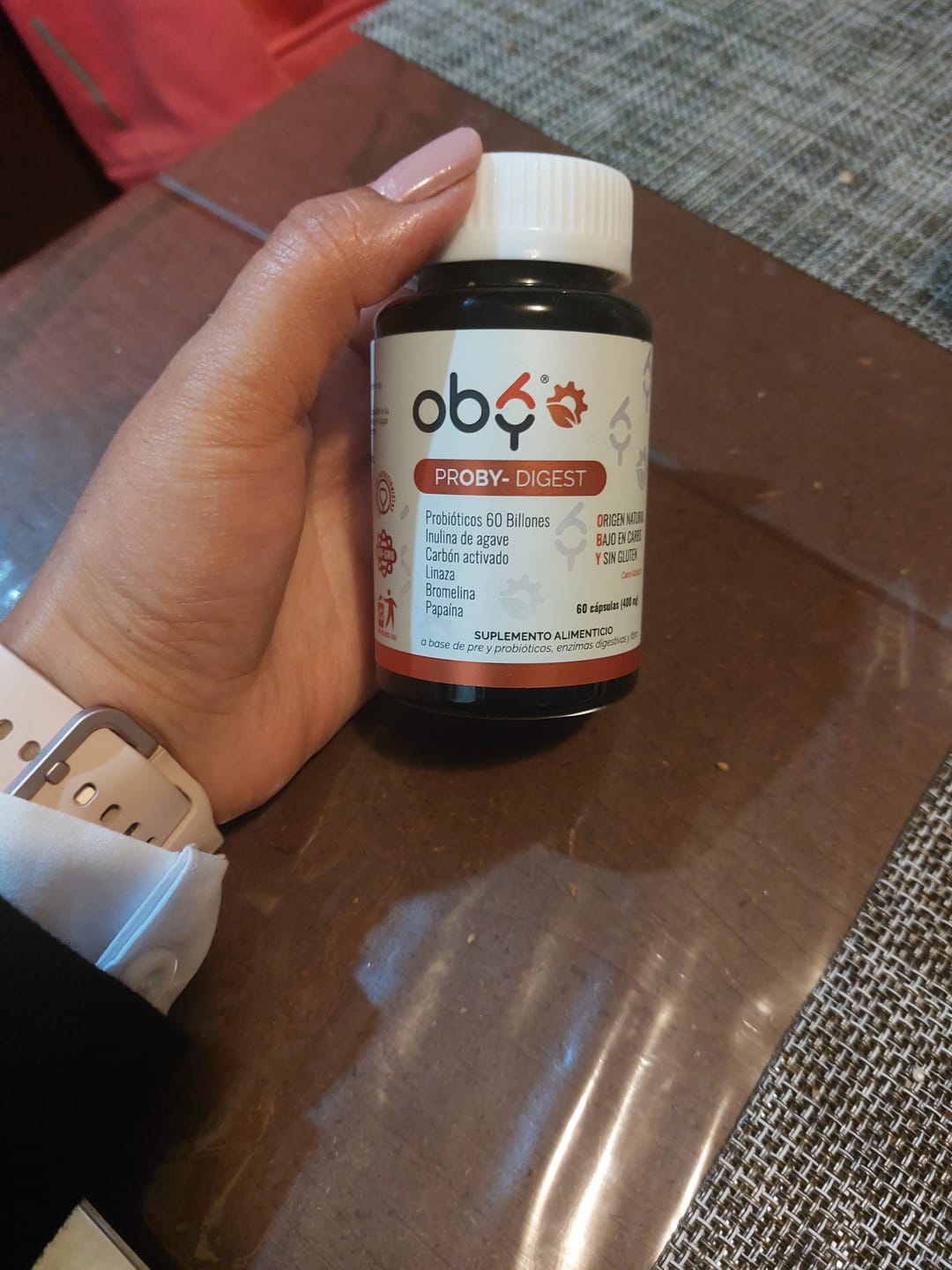 Customer photo review of Proby Digest | 60 billones Probioticos y Prebioticos inulina Agave, Enzimas digestivas, Fibra, Carbon Cascara Coco