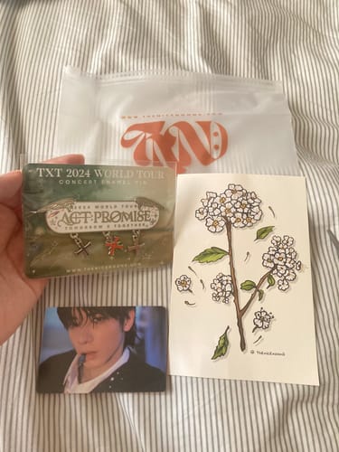Customer photo review of (PREORDER) TXT 2024 World Tour Pin