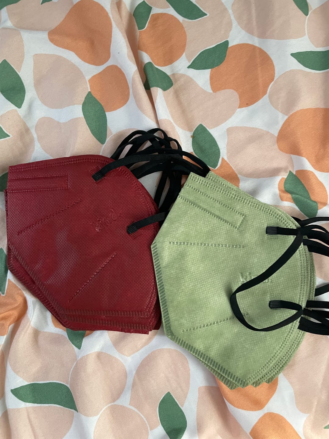 Customer photo review of Kind KN95 Respirator Mask - Colour Series (Cone Shape)