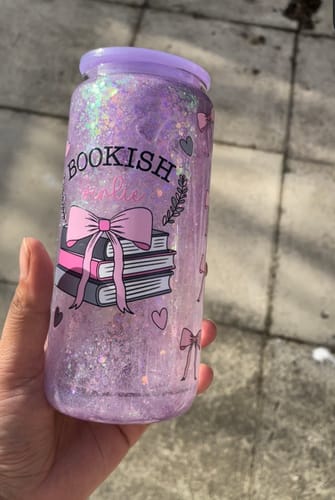 Customer photo review of Custom GLASS Snow Globe