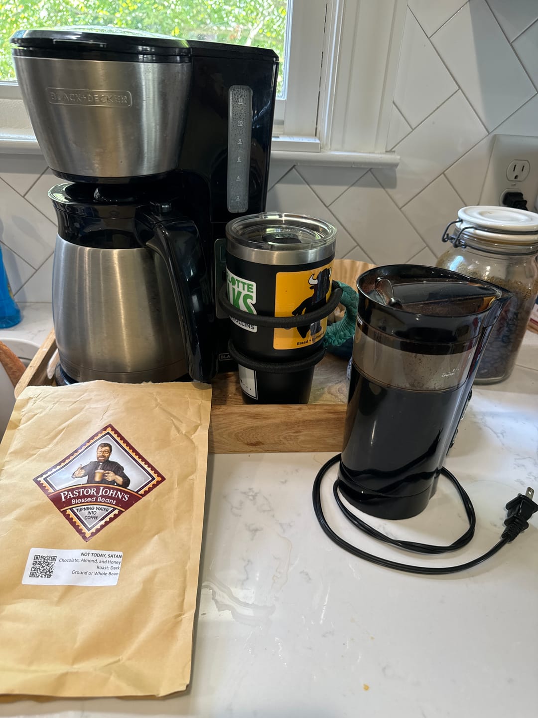 Customer photo review of “Not Today, Satan!” - Dark Roast