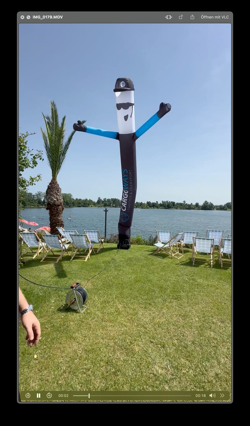 Customer photo review of Sky dancer fan