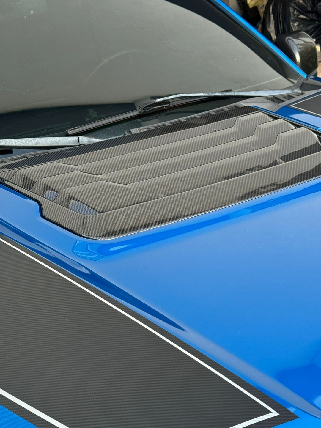 Customer photo review of 2017-21 Ford F-150 Raptor Carbon Fiber Hood Vent