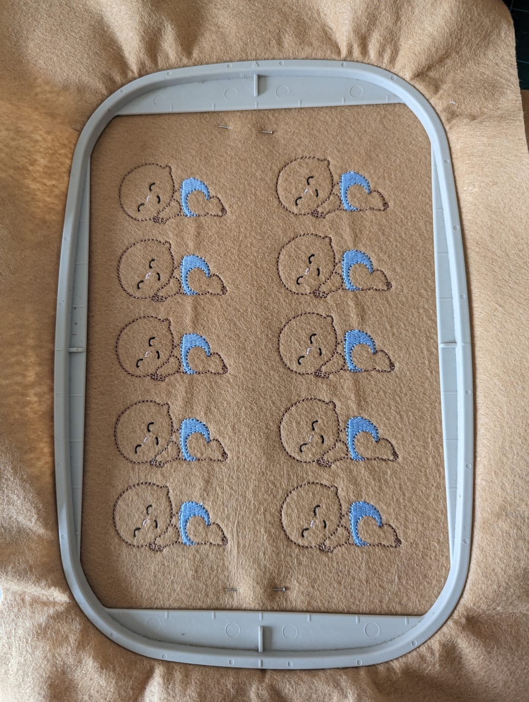 Customer photo review of Plain Felt Fabric