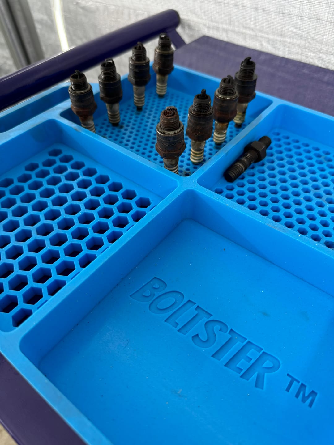 Customer photo review of Boltster- The Original Flexible Bolt and Fastener Organizer