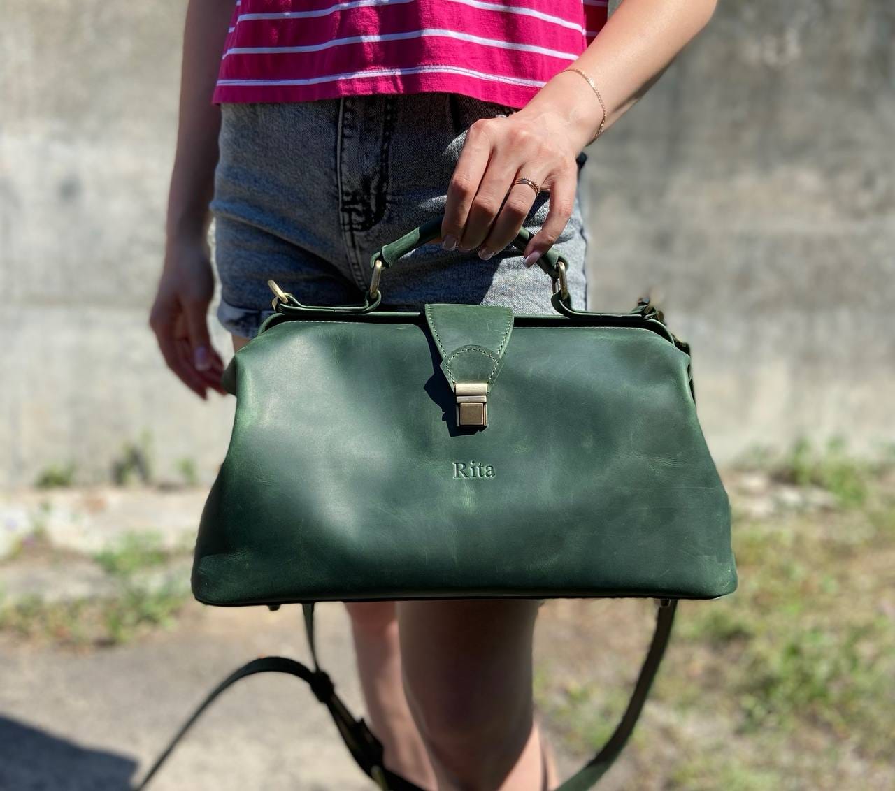 Customer photo review of Doctor Bag Purse