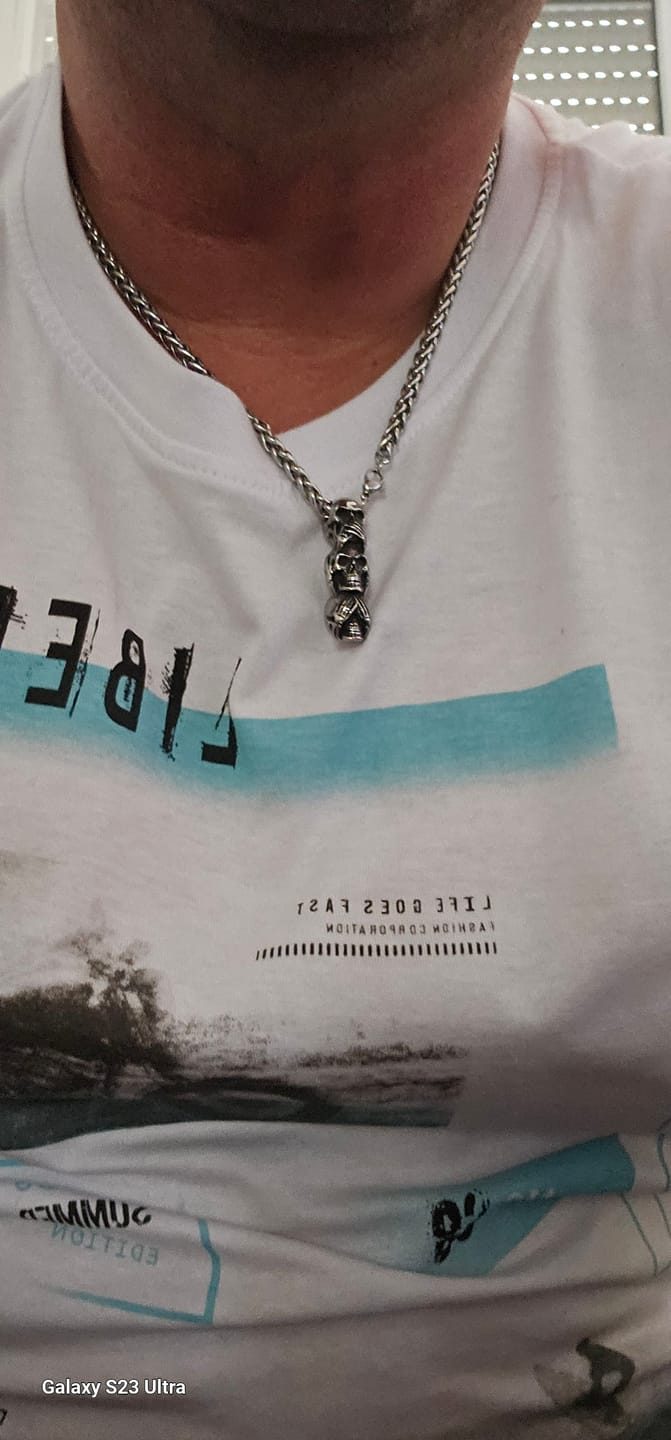 Customer photo review of HEAR SEE SPEAK. - NECKLACE