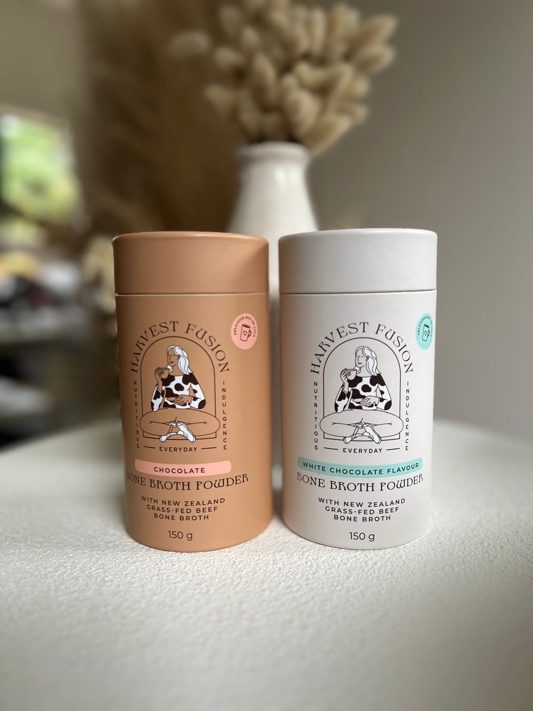 Customer photo review of White Chocolate Bone Broth Powder