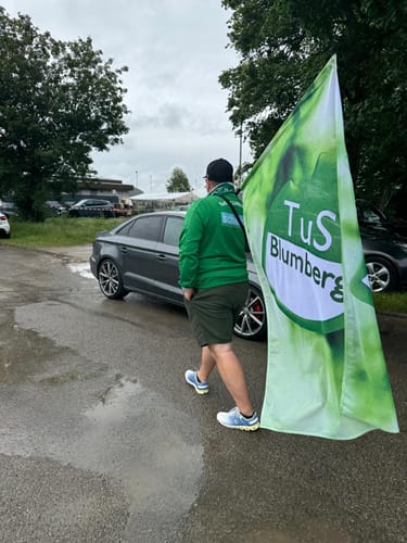 Customer photo review of Fahne inkl. Druck