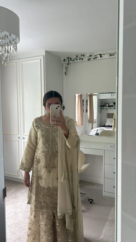 Customer photo review of Noor-e-Fishan Exclusive Wedding wear Collection 2024 By Shagun TQ-04