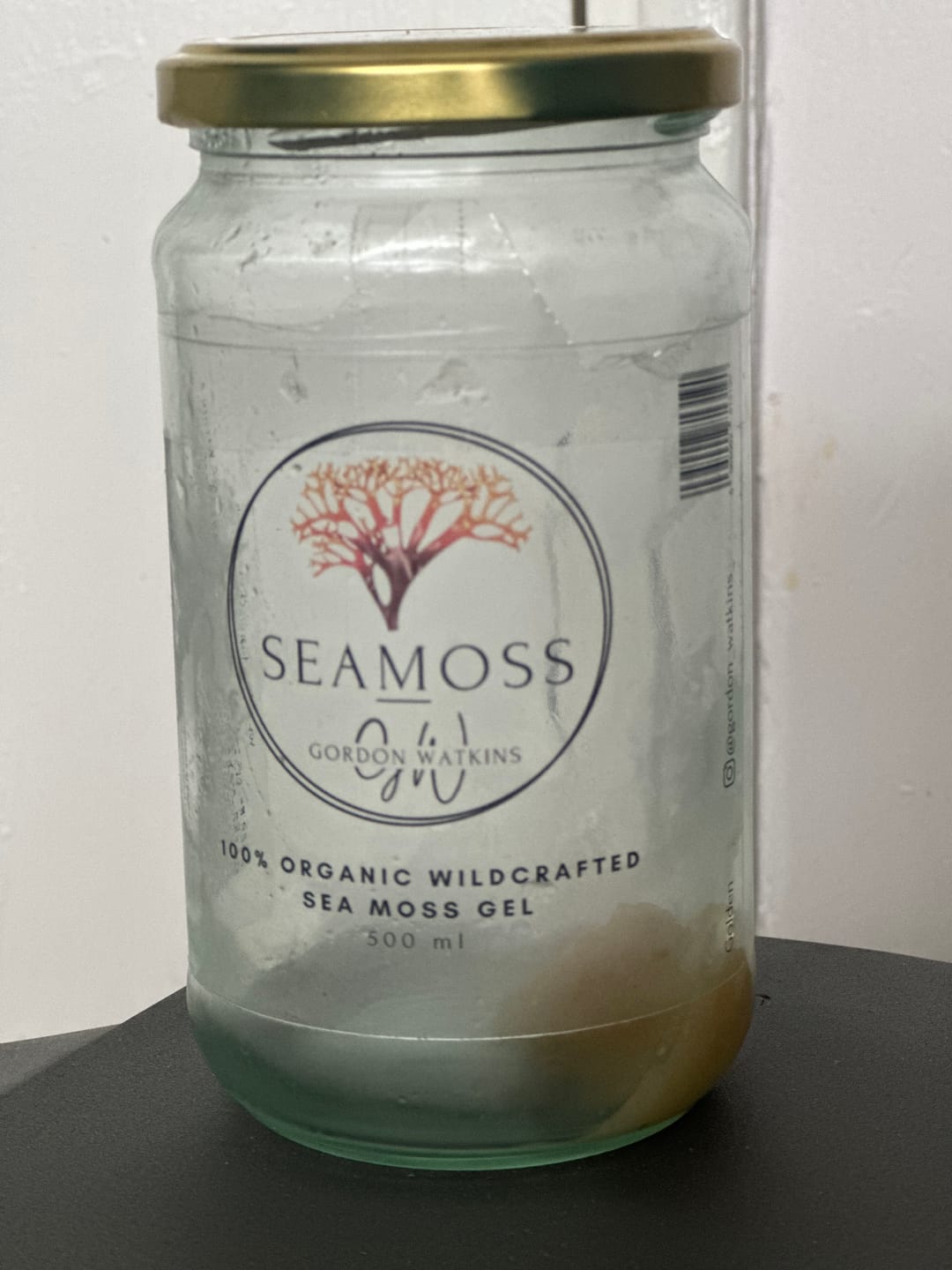Customer photo review of Sea Moss & Ashwagandha Gel  - Stress Relief Blend