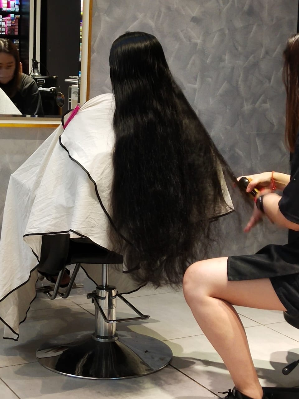 Customer photo review of Goji Berry, Keratin & Wheat Protein Shampoo