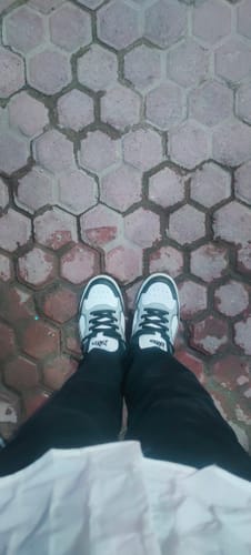 Customer photo review of DYNO White grey Men's casual sneaker