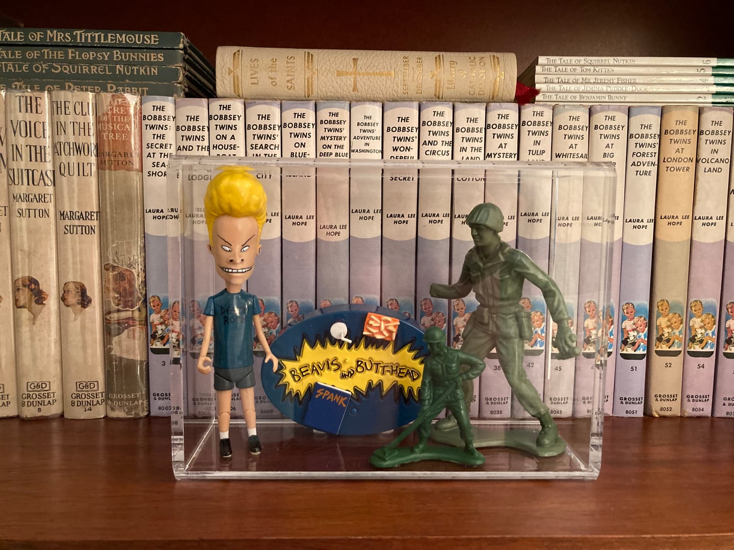 Customer photo review of Acrylic Book Display Cases – Better Display Cases