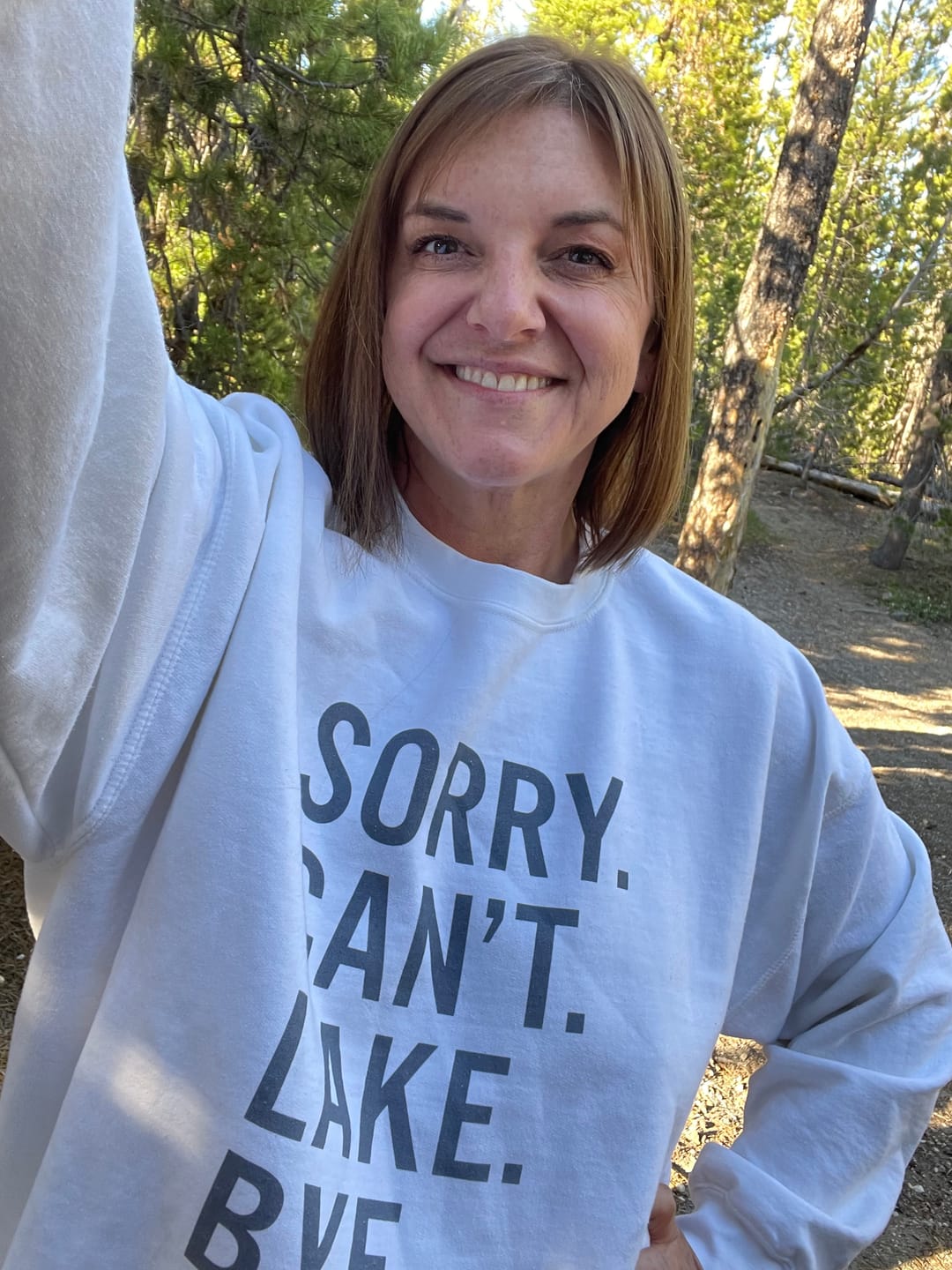 Customer photo review of Sorry Can't Lake Bye