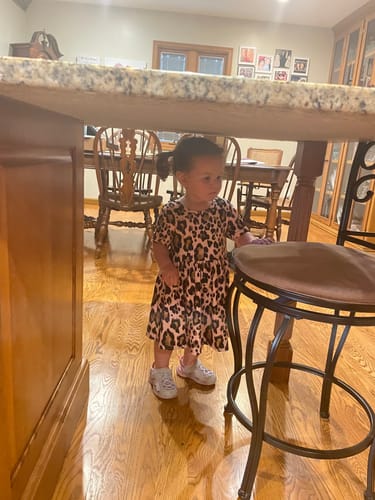 Customer photo review of [The Pink Leopard] Dress