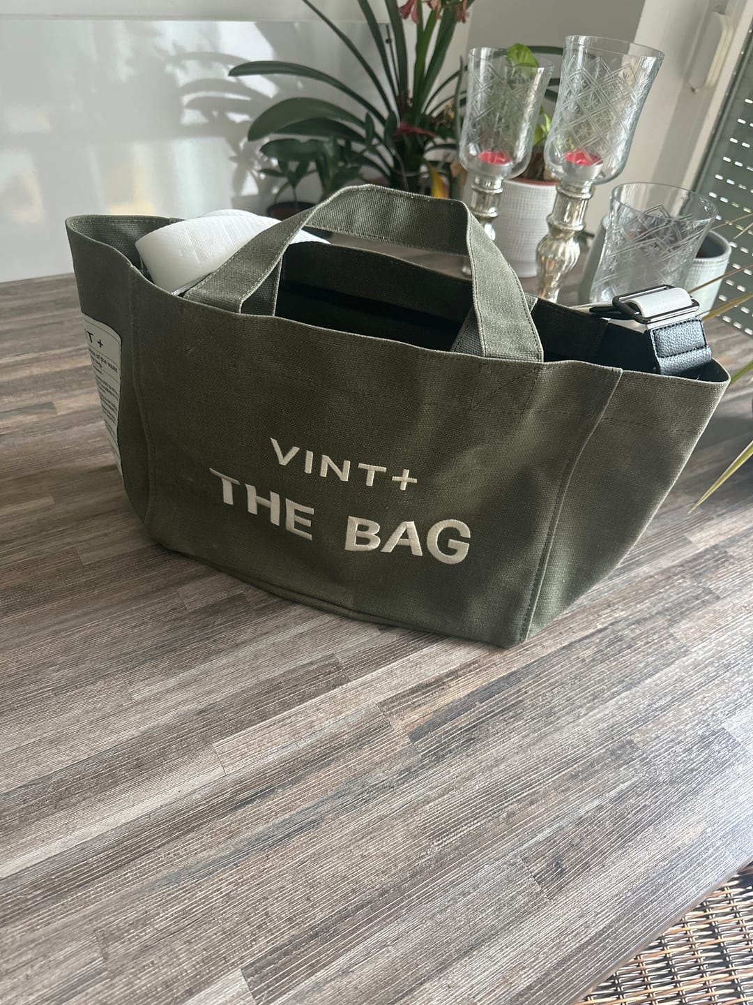 Customer photo review of CANVAS BAG - SMALL - KHAKI