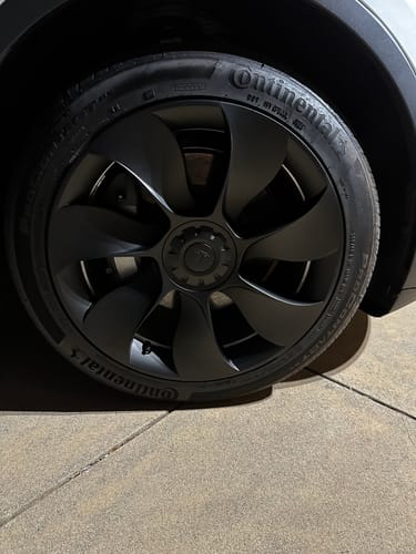 Customer photo review of TESPLUS 19'' Überturbine Style Wheel Cover for Model Y