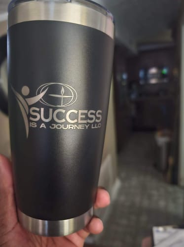 Customer photo review of Bundle (6) Custom Laser Engraved - 20oz Tumblers