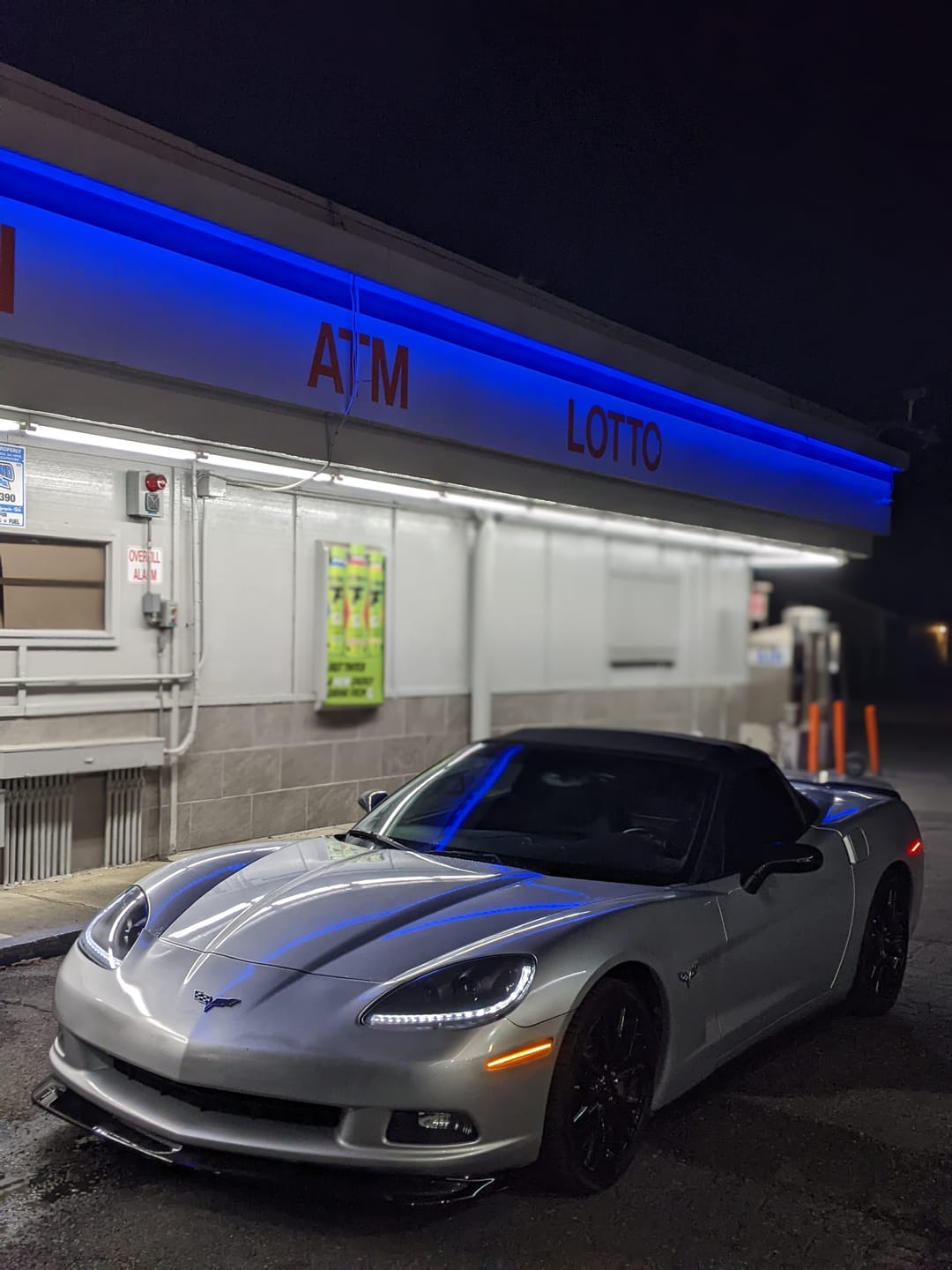 Customer photo review of Corvette C6 Base Model Extended Front Splitter Lip & Side Skirts Rocker Panels