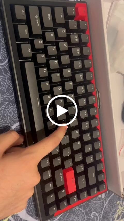 Customer video review of DrunkDeer G75 - Wired Actuation-Distance-Adjustable Magnetic Switch Keyboard