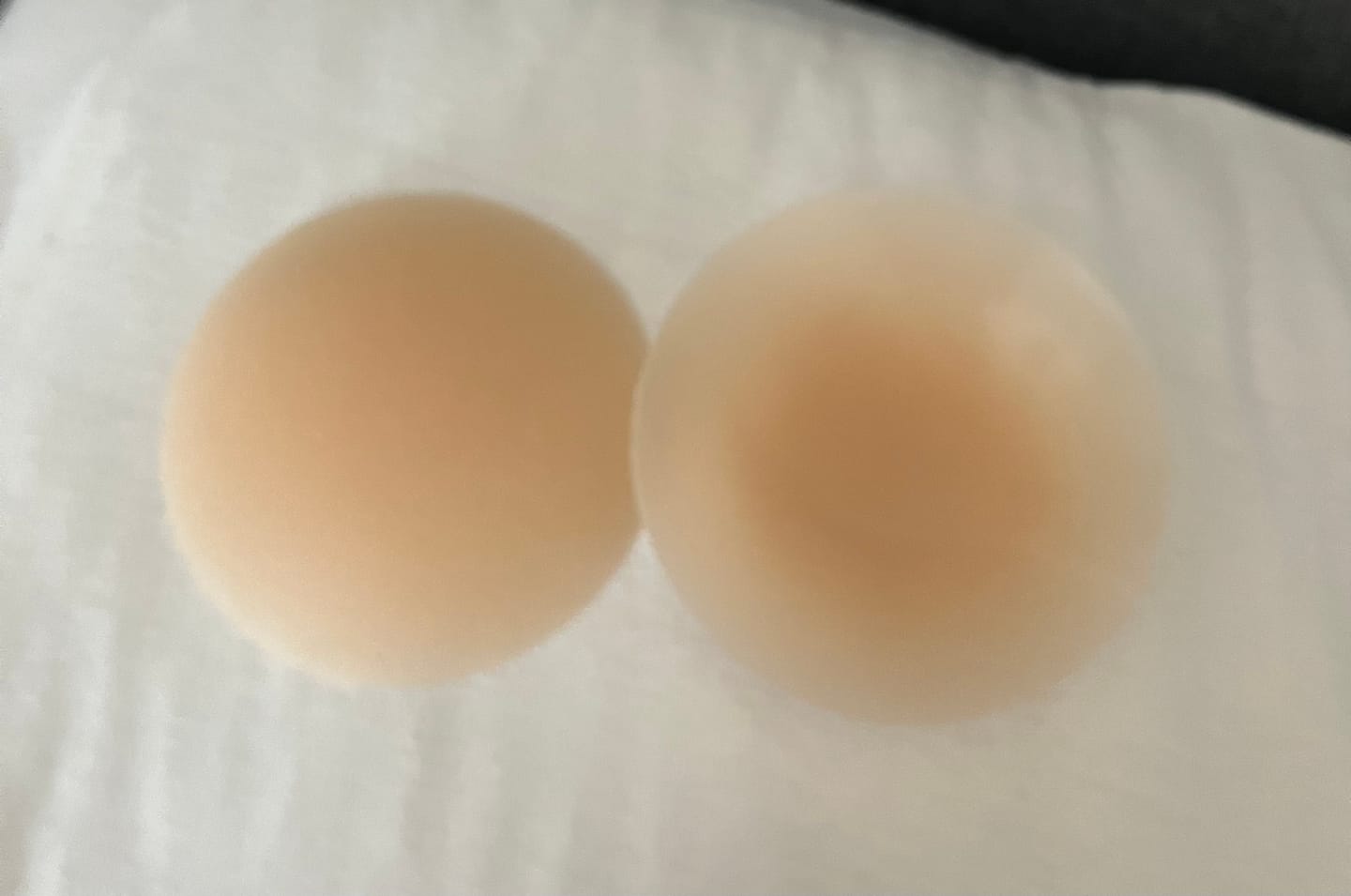 Customer photo review of Doppel Pack Plus Size Nippelcover COLOR NUDE (2 Paar) 4 St.