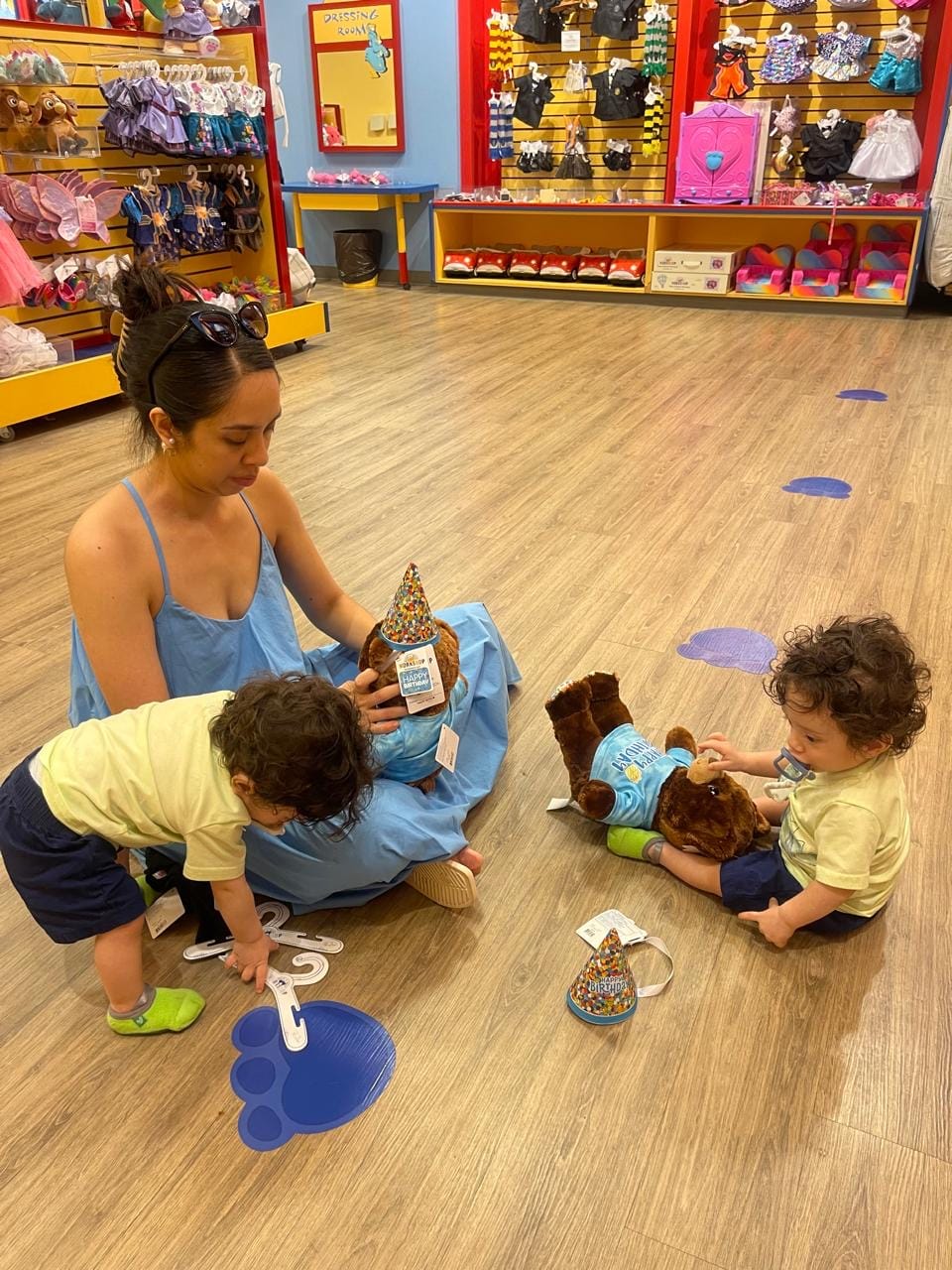 Customer photo review of Non-Slip Baby Socks | Big Adventures 6-Pack