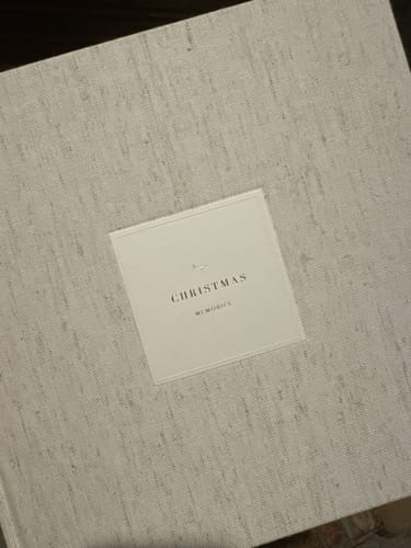 Customer photo review of Our Christmas Memories: A Family Traditions Keepsake (Oatmeal)