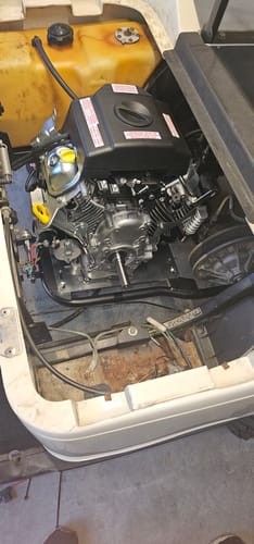 Customer photo review of Predator 22hp Installation Kit for 1994-2008 EZ-GO TXT / Medalist / Workhorse