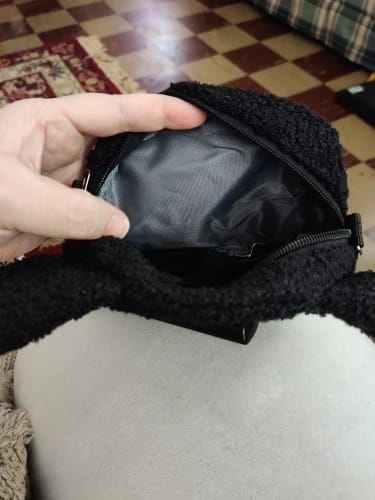 Customer photo review of Black Cat Plush Bag