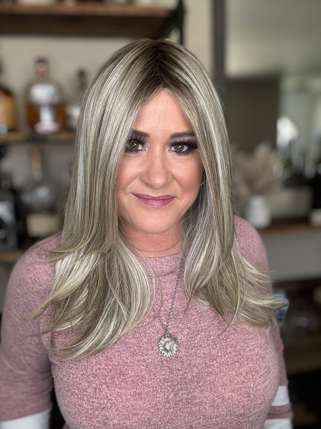 Customer photo review of GRAND ENTRANCE - Frosted Blonde