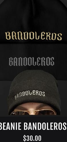 Customer photo review of BEANIE BANDOLEROS