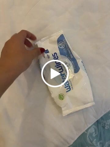 Customer video review of Water Wipes The Worlds Purest Wipes