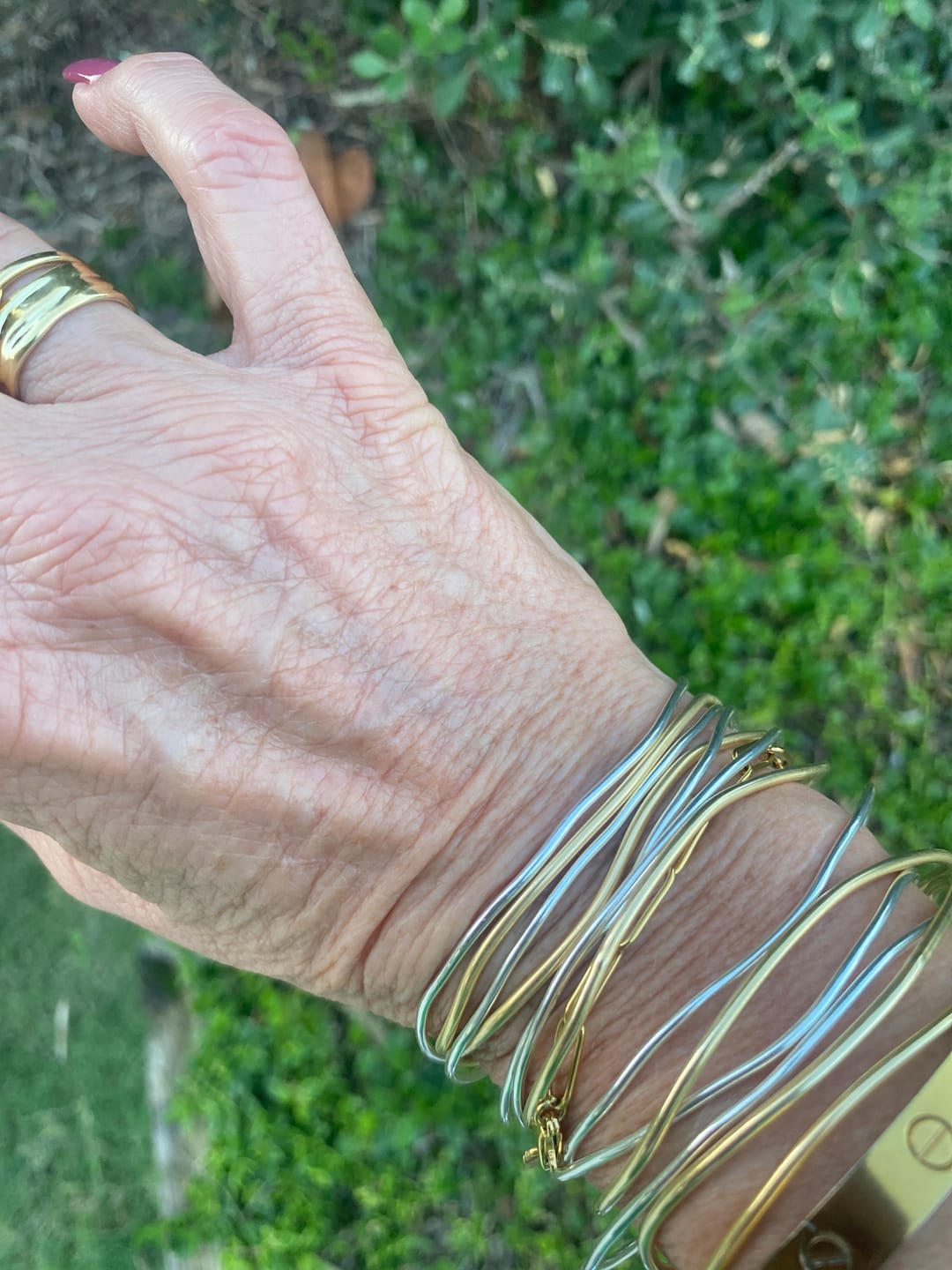 Customer photo review of MULTI BANGLE SET - GOLD