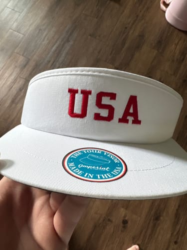 Customer photo review of USA Tour Visor