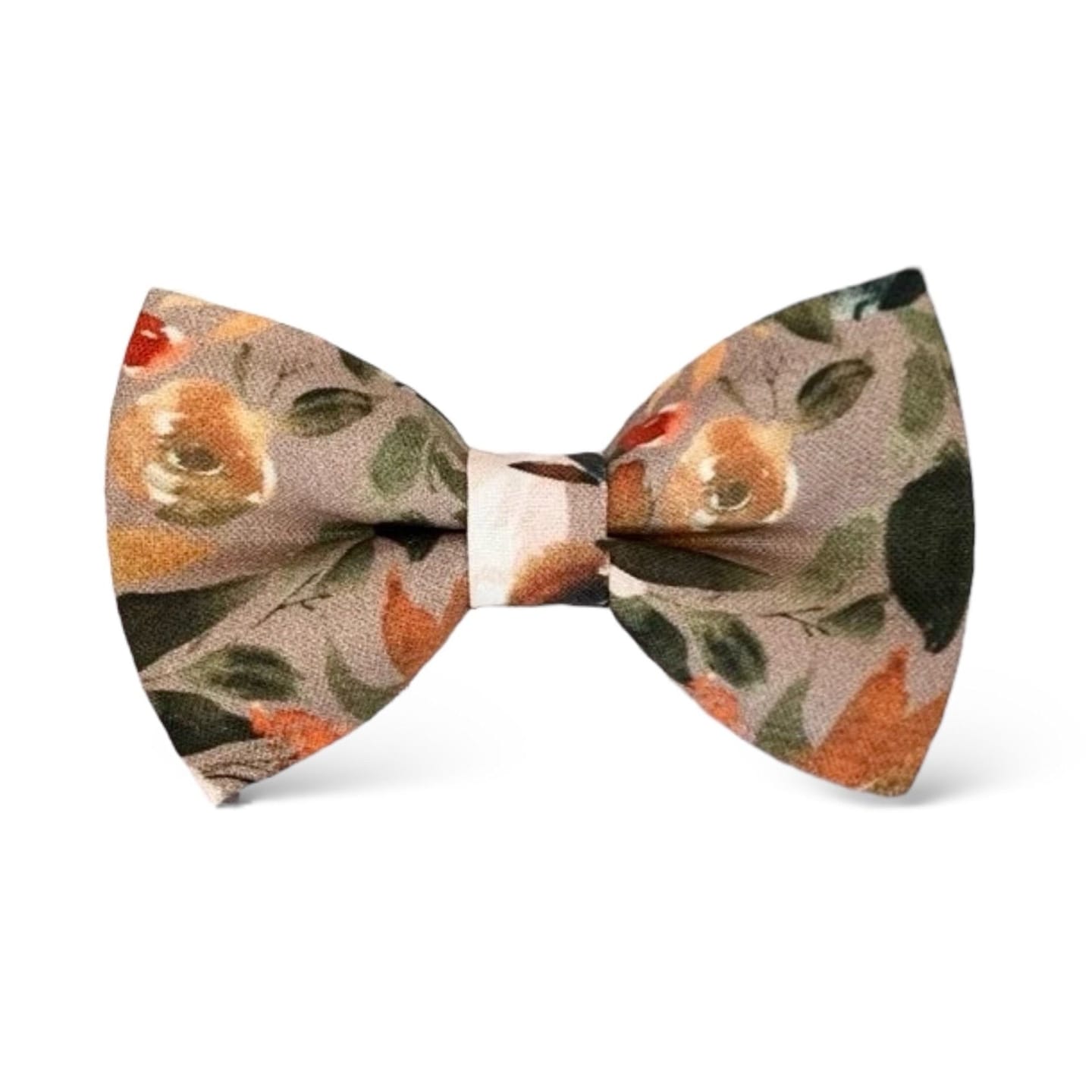 Customer photo review of Taupe Autumn Floral Bow Tie