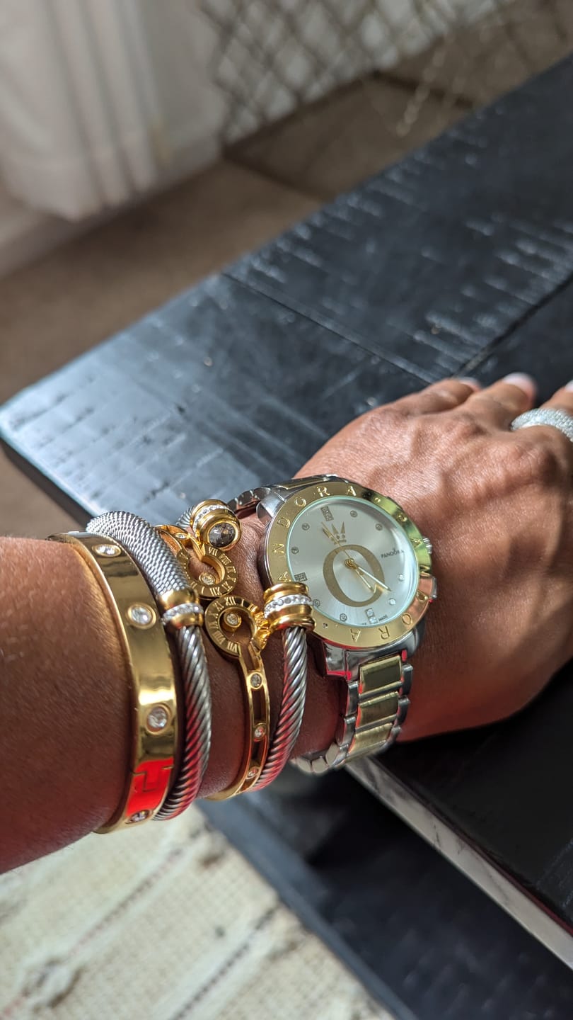 Customer photo review of Ana Lucia Bracelet Stack
