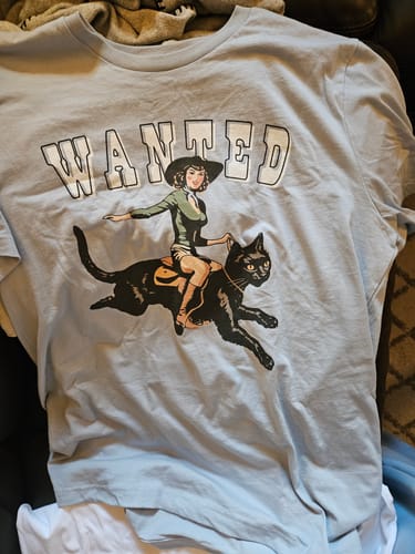 Customer photo review of Wanted Tee