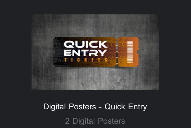 Customer photo review of Digital Posters - Quick Entry