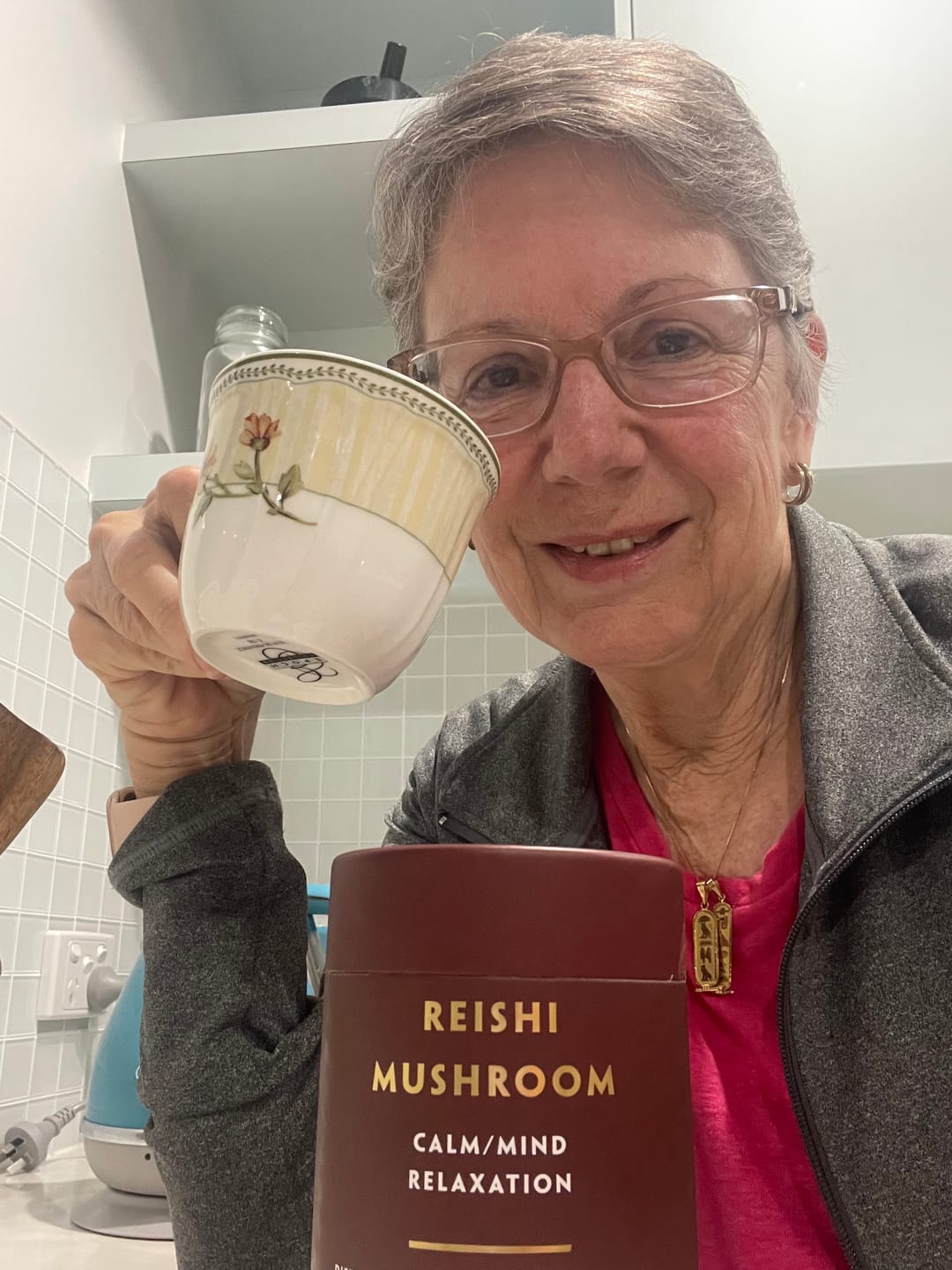 Customer photo review of Teelixir Organic Reishi Mushroom