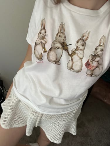 Customer photo review of 'All That Jazz' baby tee