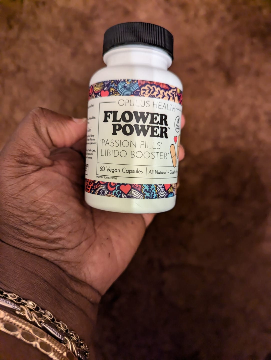Customer photo review of Flower Power® 'Passion Pills' Libido Blend (60ct/ea)