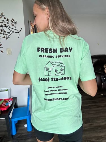 Customer photo review of Gildan Softstyle® 64000 T-Shirt Package (100 Pieces)