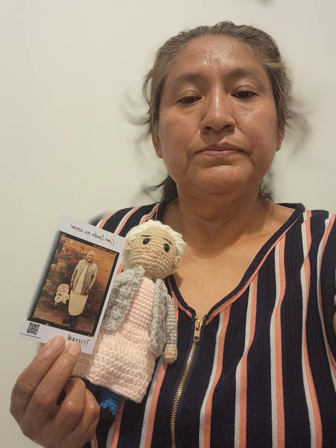 Customer photo review of Tranquil® - Personalized Crochet Doll (Bigger sizes)