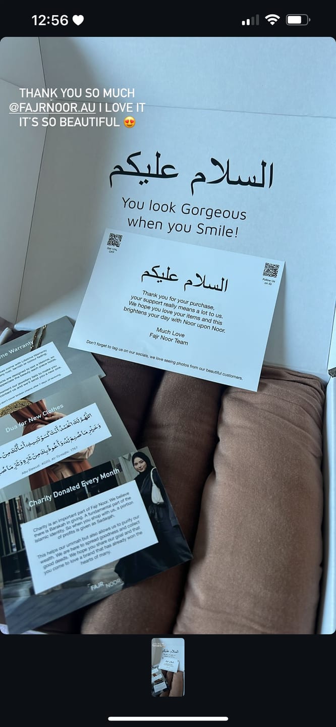 Customer photo review of Brown Khimar