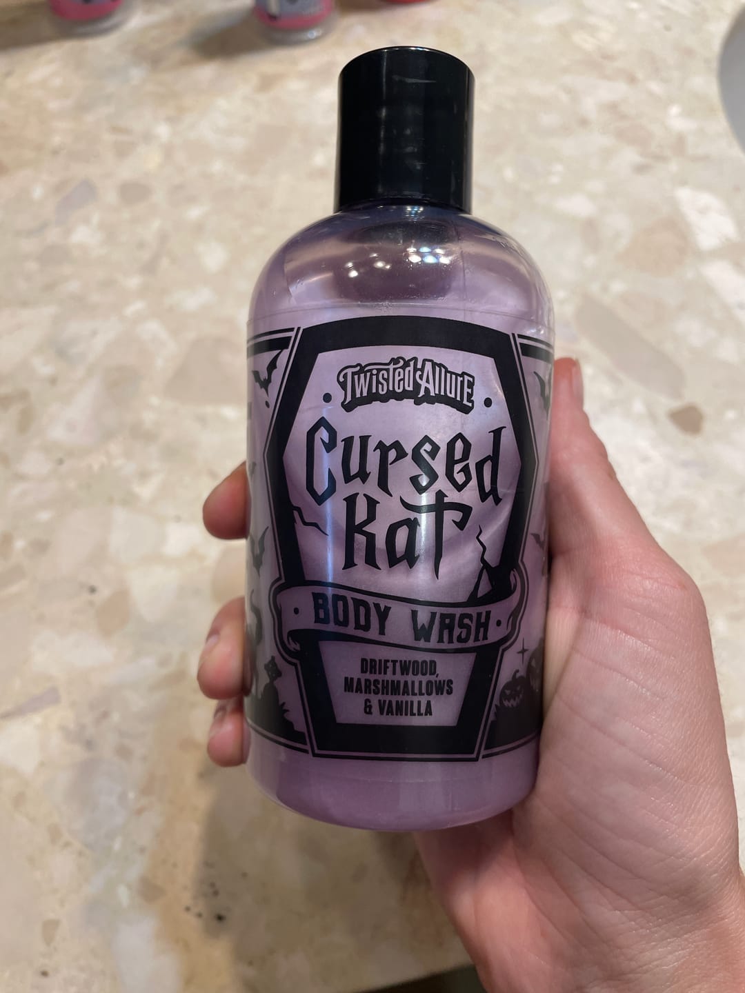 Customer photo review of Cursed Kat Body Wash